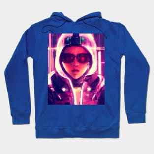 Netrunner in Pink Hoodie